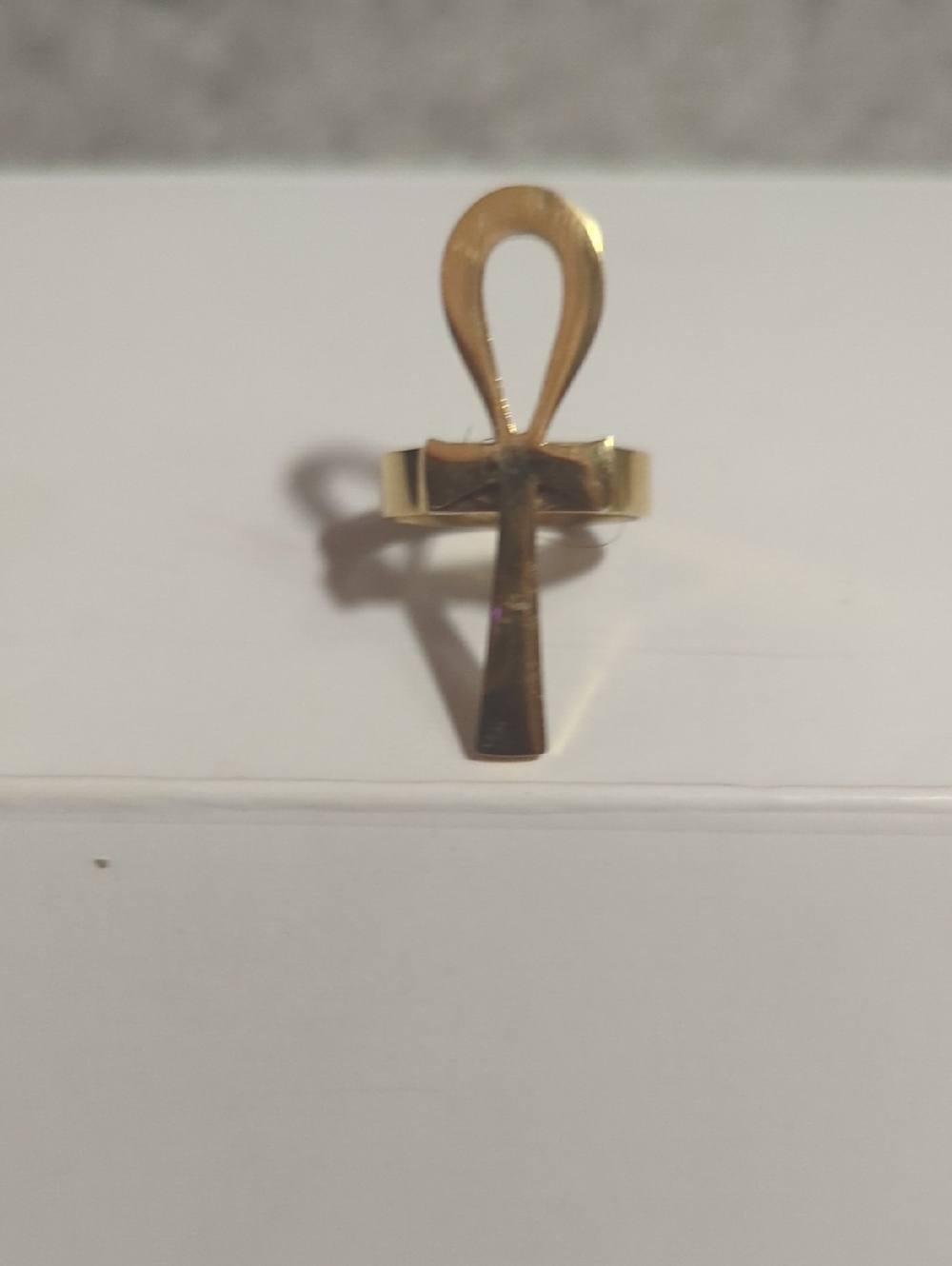 Gold Ankh Pendant Necklace Charm